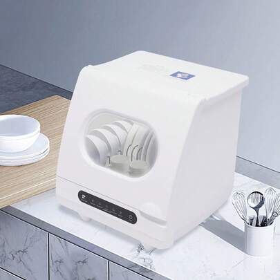Portable Countertop Dishwasher, Compact Dishwasher, Mini Countertop Dishwasher With Water Tank Leak-Proof Dry