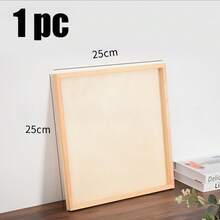 5 Paneles de lienzo de madera de 5 tamaños, 10 piezas en total, para pintura y manualidades - Tableros de arte de madera en blanco lisos para proyectos DIY, pintura de aceite y acrílico, pirografía y dibujo - Paneles con armazón duradero para artistas, principiantes y decoración del hogar creativa, 30*15cm/12*12cm/20*20cm/40*30cm/25*25cm 5 tamaños