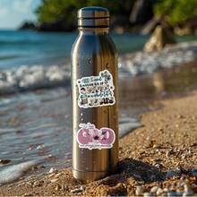 50 件基督教贴纸复活节礼物圣经经文贴纸复活节装饰信仰贴纸圣经贴纸经文贴纸耶稣贴纸宗教贴纸乙烯基防水贴纸适用于水瓶、水壶、吉他、行李箱、手机、手机壳、笔记本电脑、滑板、礼物 - 多色C - 查看 5