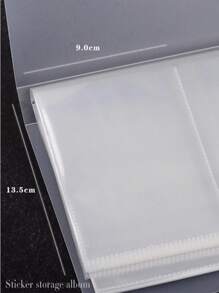 80 Slot Nail Sticker Storage Book, Nail Sticker Organizing Display Book, Collection Album Nail Sticker Holder, DIY Nail Design Tool, Storage Nail Sticker Collection Album, Perfect Gift For Female Friends, Mothers, And Wives, Suitable For Halloween