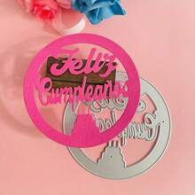 1 khuôn cắt kim loại, khuôn cắt kim loại 2024 dùng để làm thiệp giấy, sổ lưu niệm, thiệp DIY, album ảnh, đồ trang trí thủ công. - Bạc - Xem 7