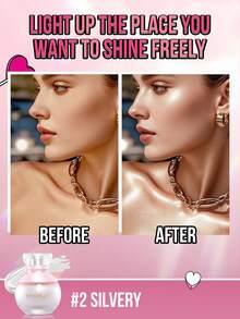 MISSLYN-Body Oil, Body Oil Shimmer, Body Oil Glitter, Body Oil Bottle, Body Oil Beach, Body Oil Coconut, Sunkissed Body Highlighter, Shimmer Liquid Highlighter, Liquid Shimmer, Long Wear Brightening, Glow Body Highlighter, Friday Party, Y2K Highlighter, Highlighter,Vegan,Cruelty Free - #02 - View 2