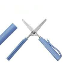 便携式迷你笔剪创意文具，美术剪刀，笔帽手工纸剪刀，圣诞节，圣诞剪纸，圣诞包装剪裁 - 彩色 - 查看 4