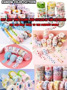 30pcs/25pcs/20pcs/15pcs/10pcs/5pcs/4pcs/3pcs/2pcs/1pc Of Random Colors (Not Only Included In The Picture), Self-Adhesive Sports Bandages, Finger And Wrist Protection Straps, Multifunctional Cartoon Pattern Elastic Bandages, Long And Short Styles, Protecting Fingers From Wear, Cute Finger Bandages, Student Combination Writing Finger Protection, Anti-Wear Hand Tape, Cartoon Anti-Wear And Anti Cocoon Self-Adhesive Finger Covers - Multicolor - View 10