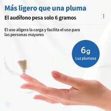 Audífono amplificador de sonido recargable mejorado K-88 Audífono práctico para personas mayores - Caqui - Ver 3