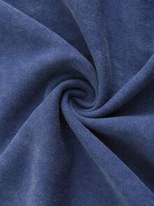 230g Washed, Broken Puzzle Turned Into Masterpiece Printed Double-Sided Men's Summer T-Shirt, High-Quality Wax Printed Cotton All Season Casual Wear, Suitable For Street And Outdoor Activities, Holiday Gifts - 寶藍色 - 查看 3