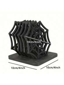 7 piezas Posavasos con diseño de telaraña, posavasos huecos con aislamiento térmico anticalentamiento, adecuados para restaurantes, salas de estar, decoración de escritorio del hogar, fiestas festivas, decoración de mesa, decoraciones de Halloween, suministros para fiestas, accesorios de cocina