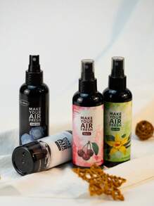 1 pieza/2 piezas, Ambientador para el hogar de 9 fragancias, ambientador potente para el hogar, el auto y la ropa, spray ambientador, refresca el aire y elimina olores, calma las emociones, crea una atmósfera romántica, disponible en fragancias de cereza, vainilla, chicle de burbujas y otros aromas, apto para hogar, oficina, autos, baños, salas de estar, dormitorios, habitaciones de mascotas, fiestas, bodas