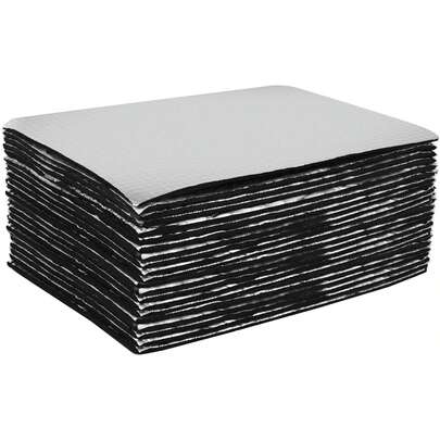 50PCS Car Sound Deadening Mat, 25cm X 18cm Self Adhesive Sound Deadening Sheets 5mm Thick, Foil Insulation Sheet For Automotive Noise And Heat Insulation