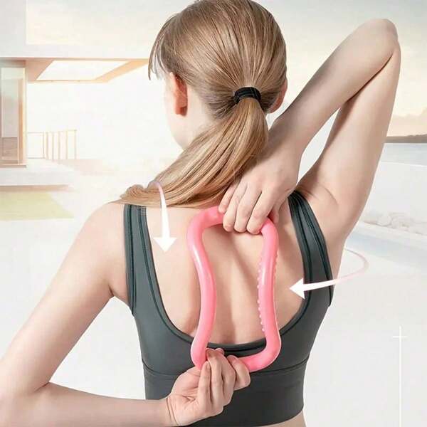 1pc Yoga Pilates Training Ring - Indoor Home Fitness Equipment For Stretching