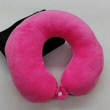 Gorsmoon Travel Pillow Memory Foam Neck Support Super Soft Head Rest Car Plane Cushion~ - Red - View 15