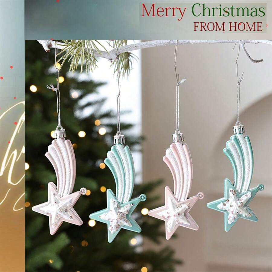 Spruce Up Your Christmas Tree With These Festive Hanging Decorations In Pretty Pastel Shades - Mint Green - View 1