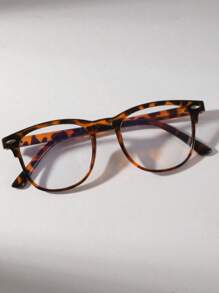 1 pieza/2 piezas/3 piezas Juego de gafas de moda retro y ligeras - Gafas con montura completa a la moda que bloquean los rayos azules - Multicolor - Ver 7