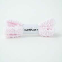 1 Paar bunte, flauschige 1,5 cm breite Plüsch Schnürsenkel für den Alltag