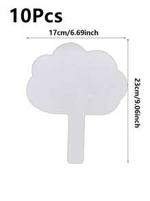 10 Peças Mini Lousa Branca Apagável, Paletas Manuais Dupla Face Mini Quadros Brancos, Pequenos Quadros Brancos Apagáveis, Placas de Leilão Repetíveis e Apagáveis, Quadro Branco Manual, Suprimentos Domésticos, Quadro de Mensagens e Grafite, Suprimentos Escolares, Volta às Aulas