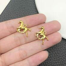 6pcs Leopard Print DIY Pendant, Suitable For Necklace And Bracelet Making