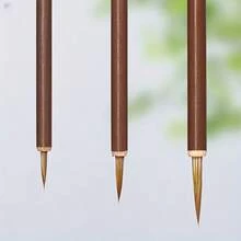 7 支装细线艺术画笔数字绘画工具，带葫芦形手柄和圆形笔尖，返校用品 - 彩色 - 查看 3