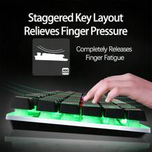 AOC KM100電競鍵鼠組 有線機械手感鍵盤+精準遊戲滑鼠組合 炫彩背光系統 防潑水設計 遊戲專業裝備 黑色 - 黑色 - 查看 3