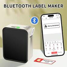 Marklife P15 Mini Portable Thermal Printer, Wireless Bluetooth Pocket Printer, Suitable For Home & Office, Can Make Labels, Stickers And Tags, With USB Interface - White - View 3
