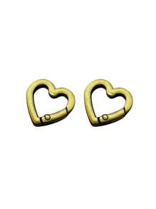 Metal Heart-Shaped Ring Buckle, Spring Clasp For Bag, Clothing Accessory - Multicolor - View 22