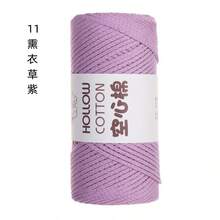 2mm Hollow Cotton Yarn For DIY Crochet Bags, Handmade Knitting, Hats, Round Cord, Pearl Yarn - Multicolor - View 31