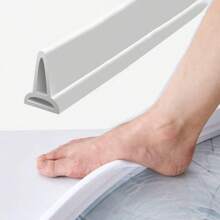 1pc Bathroom Sink Water Bar Can Be Bent Water Blocking Device Toilet Dry And Wet Separation Waterproof Strip Water Barrier Strip
