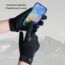 1 par de luvas masculinas de ciclismo ao ar livre com tela sensível ao toque, luvas de fitness antiderrapantes adequadas para esportes ao ar livre, caminhadas, treinamento de força, luvas respiráveis multifuncionais, disponíveis em várias cores e tamanhos - Multicolorido - Ver 7