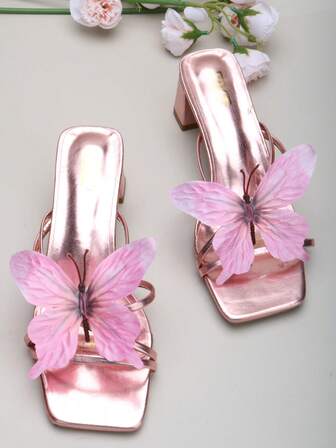 2pcs Detachable DIY Shoe Accessories, Fashionable & Elegant Butterfly Decor For High Heels, Sandals, Shoes, Bridal Shoes, Party Shoes, Beach Shoes, Travel Shoes