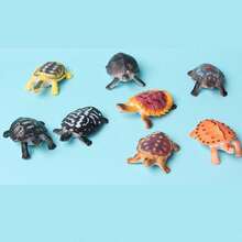 4pcs Turtle Model, Colorful Mini Turtle Ornaments, Decorative Props, Garden Ornaments - Multicolor - View 5