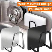 1 Giá đỡ đa năng chắc chắn, Giá để bồn rửa nhà bếp - Keo dán, Không cần khoan Giá để miếng bọt biển và giá thoát nước | Móc treo khăn và phụ kiện gắn tường - Nhiều màu - Xem 9