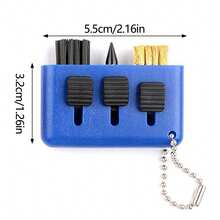 Cepillo de limpieza de golf retráctil 3 en 1, limpiador de ranuras de palos de golf de uso múltiple, accesorios de golf prácticos como regalo - Multicolor - Ver 4