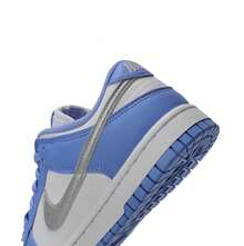 Nike Dunk Low 藍白色男女經典復古低筒板鞋 - 藍白色 - 查看 10