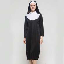 Kostum Penyihir Hitam Halloween, Pakaian Horor untuk Pesta Topeng Natal, Pakaian Pertunjukan Cosplay, Properti Panggung - MultiWarna - View 7