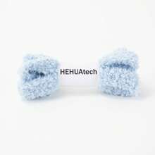 1 Paar bunte, flauschige 1,5 cm breite Plüsch Schnürsenkel für den Alltag