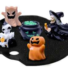 Nova tampa de copo de Halloween com placa de identificação de acrílico criativa de desenho animado tridimensional 40 oz/30 oz decoração luminosa tampa de canudo quebra-gelo copo item decorativo fofo e criativo