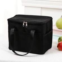 1个牛津布保温午餐包，适合旅行、户外野餐、工作和上学。保温袋、野餐包、收纳袋、教师午餐盒包、女士午餐盒包、学习用品配件保冷袋，防水大容量，男女通用，适合野餐、上学和返校季。 - 彩色 - 查看 11