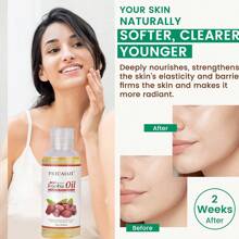 100毫升天然植物油，富含维生素C，适用于面部及身体护理、身体按摩和SPA保湿。成分：鳄梨油、橄榄油、芦荟油、椰子油、摩洛哥坚果油、蓖麻油、荷荷巴油