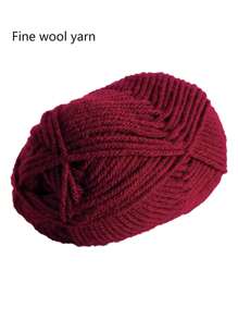 1 Spool Of Wool Yarn With White, Burgundy, And Pink Fabric Strips, Suitable For Handmade Fabric Weaving DIY Bags, Toys, Shoes, Carpets, And Storage Baskets, Home Decoration, Home Accessories. Autumn Home, Christmas Decorations, Home Decor, Autumn Decor Home, Crochet, Craft, Wool Yarn, Fabric.