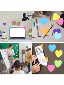 240张爱心便签彩色便签小学生备忘便签N次彩色贴纸可撕开学季万圣节平安夜新年圣诞节礼物 - 彩色 - 查看 5