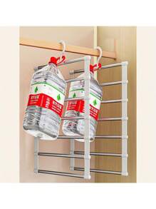 1件，便携式收纳衣架多功能裤架梯形挂裤折叠裤架不锈钢裤挂裤夹多层无痕收纳挂裤架，（本产品需自行组装，安装简便，操作方便）适合连衣裙、裤子、鞋子、牛仔裤、靴子、裙子、春季、极简主义、夏季上衣