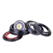 ZTTO MTB Road Bike Internal Threadless Headset SEMI-INTEGRATED CNC Headset 1 1/8"-1 1/2" Sealed Bearing Straight Tapered Fork - 黑色 - 查看 5
