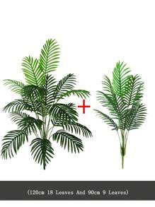 90cm-120cm Large Artificial Palm Tree, Simulated Green Plants, Plastic Turtle Back Bamboo, Large Leaf Schefflera, Tropical Fake Iron Tree, Suitable For Home, Office, Party, Outdoor Decoration,Fake Plants,Fall Decor,Room,Desk,Garden Decor,Room Decoration Stuff, Valentine Day, Gift Gifts Birthday Graduation