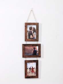 1pc 6-Inch Single & 2/3/4 Pieces Combination Creative Photo Wall Frame Decor, Horizontal & Vertical, Suitable For Bedroom, Living Room, Office, Holidays - Multicolor - View 27