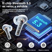 ‌Audífonos Inalámbricos TWS Bluetooth con Control Táctil - Rojo y blanco - Ver 7