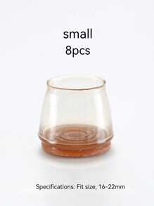 4/8/16/24 件圆形椅腿地板保护垫 - 消除地板噪音，防止刮擦，滑动顺畅 - 硅胶结构，柔软毡垫，轻柔接触地板，保护地板、桌椅腿