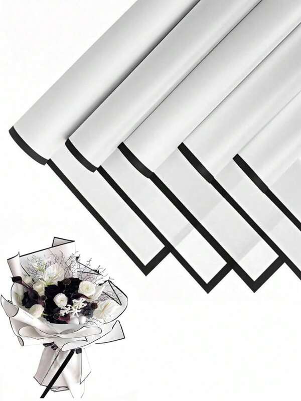20pcs Multi-Color Wrapping Paper, Bouquet Wrapping Paper With Black Trim, Suitable For DIY Crafts, Gift Packaging Decoration, Floral Supplies, Wrapping Paper, Tissue Paper, Bouquet Supplies, Tissue Paper For Gift Bags And Packaging, Multi-Color Gift Wrapping Paper, Valentine's Day Gift Wrapping Paper.