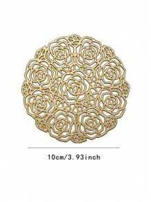 2/4/6入組PVC杯墊，創意圖案風格飲品杯墊，保護桌面，適用於各種杯子、木桌，婚禮、露營、節日、派對的炫酷家居裝飾