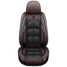 1pc Universal Car Seat Covers PU Leather Seat Covers Cushion Car Seat Protector Mat For Sedan SUV Car Accessories (Only 1 Front Seat Cover)