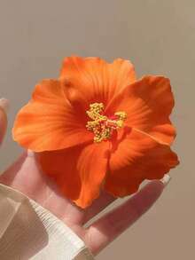 1/3 件芙蓉花夏威夷派对夏季派对 DIY 装饰人造花草裙舞头饰花 - 彩色 - 查看 7