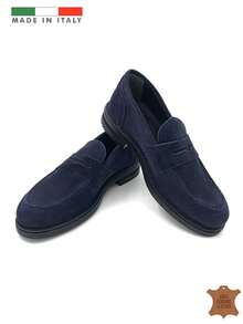 手工製作的義大利絨面革樂福鞋